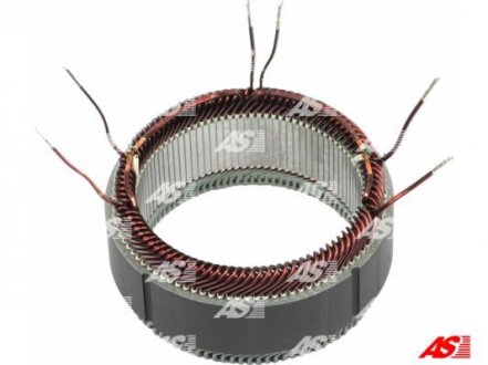 Статор генератора ND 12V-140A, (до 10421 0-4660), (101.0*128.5*32.0) AS-PL AS6021