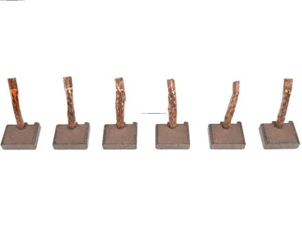 Щiтки стартера BO-12V, (5.25*18.0 *14.2) до 0001139...-6шт AS-PL BSX228