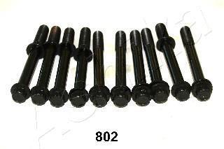 Комплект болтів з головкою системи TORX з чорного металу ASHIKA 11508802