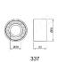 Ролик паска приводного Mazda MPV Harmonie, Elegance 2.0Ditd 02-05, Performance, Elegance, Harmonie 4,5 2.0Cd 16V 07- ASHIKA 4503337 (фото 2)