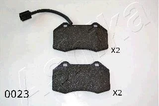 Комплект гальмівних накладок, дискове гальмо ASHIKA 50-00-0023