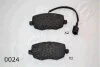 Комплект гальмівних накладок, дискове гальмо ASHIKA 50-00-0024 (фото 1)