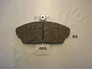 Комплект гальмівних накладок, дискове гальмо ASHIKA 5000003