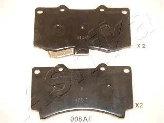 Комплект гальмівних накладок, дискове гальмо ASHIKA 5000008