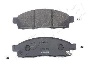 Комплект тормозных колодок, дисковый тормоз ASHIKA 5001128