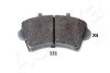 Комплект тормозных колодок, дисковый тормоз ASHIKA 5001151 (фото 1)