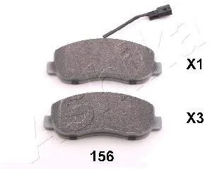 Колодки тормозные дисковые передние Renault MASTER IV,Opel MOVANO ASHIKA 50-01-156