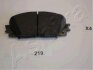 Гальмівні колодки диск. передні Toyota Prius 1.5/1.8 09- ASHIKA 5002219 (фото 1)