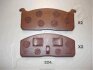 Комплект тормозных колодок, дисковый тормоз ASHIKA 5002224 (фото 1)