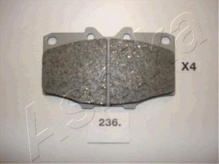 Колодка торм. дисковый тормоз ASHIKA 50-02-236