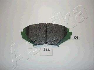 Комплект гальмівних накладок, дискове гальмо ASHIKA 5003313