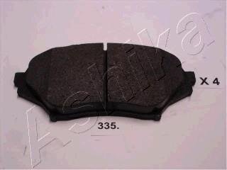 Комплект гальмівних накладок, дискове гальмо ASHIKA 5003335