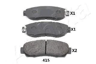 Гальм.колодки перед. Honda CR-V III 2.0i-VTEC/2.2i-CTDi 01.07 ASHIKA 5004415
