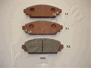 Комплект гальмівних накладок, дискове гальмо ASHIKA 5004489