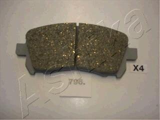 Колодка торм. SUBARU FORESTER ASHIKA 50-07-796