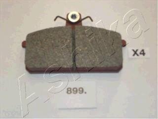Комплект гальмівних накладок, дискове гальмо ASHIKA 5008899