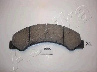 Комплект гальмівних накладок, дискове гальмо ASHIKA 5009909