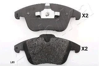 Комплект тормозных колодок, дисковый тормоз ASHIKA 50-0L-L00