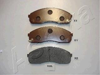 Колодка торм. дисковый тормоз ASHIKA 50K0005