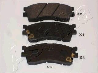 Колодка торм. KIA CLARUS ASHIKA 50-K0-017