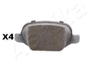 Комплект гальмівних накладок, дискове гальмо ASHIKA 51-00-00003