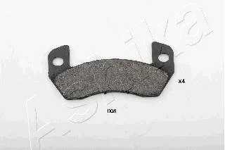 Комплект гальмівних накладок, дискове гальмо ASHIKA 51-00-008
