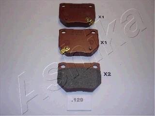 Комплект тормозных колодок, дисковый тормоз ASHIKA 51-01-129