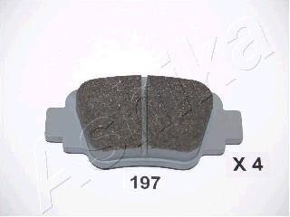Колодки гальмівні дискові, комплект ASHIKA 51-01-197
