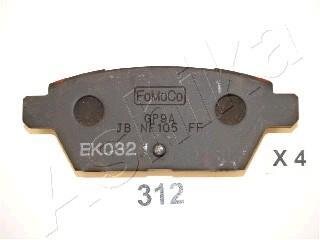 Колодка торм. MAZDA 6 ASHIKA 51-03-312