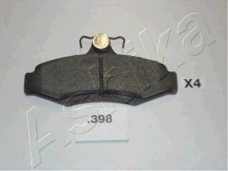 Гальмівнi колодки дискові зад. Chevrolet Lacetti, Leganza, Musso, Nubira// Mitsubishi Magna, Verada// Nissan Bluebird// Ssangyong Korando, Musso 1.6-3.2 03.97- ASHIKA 5103398