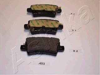 Колодка торм. HONDA CIVIC ASHIKA 51-04-403