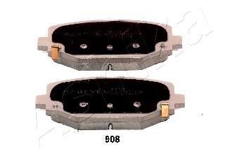 Комплект тормозных колодок, дисковый тормоз ASHIKA 5109908