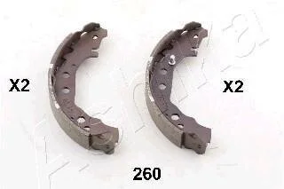 Комплект гальмівних колодок ASHIKA 55-02-260