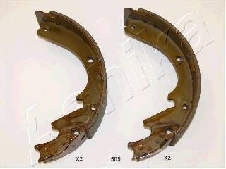 Колодки тормозные задние с накладками CANTER 444 (W=60MM на ось) ASHIKA 55-05-509