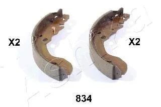 Комплект гальмівних колодок ASHIKA 55-08-834