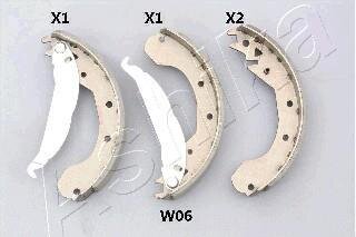 Комплект гальмівних колодок ASHIKA 55-0W-W06