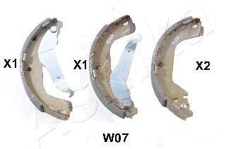 Колодки гальмівні барабанні (комплект 4 шт) ASHIKA 55-0W-W07