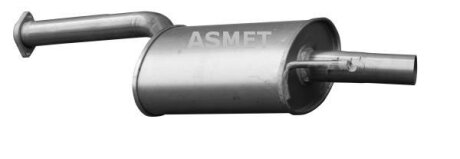 Передній глушник,випускна сист ASMET 01.013
