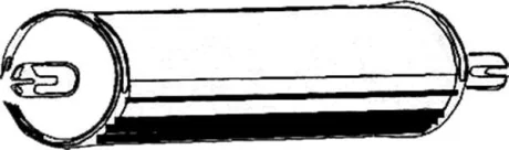 Задній. глушник,випускна сист. ASMET 02.016