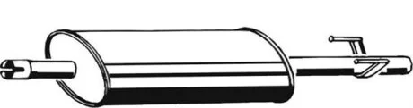 Глушник вихлопної системи середній MERCEDES SPRINTER 2-T (B901, B902), SPRINTER 3-T (B903), SPRINTER 4-T (B904) 2.9D 02.95-05.06 ASMET 02.050
