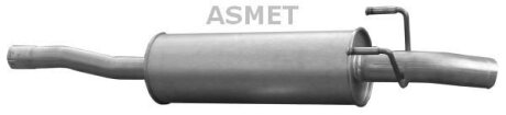 Задній. глушник,випускна сист. ASMET 02.054
