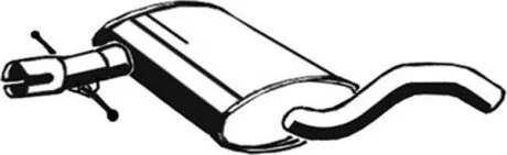 Центр. глушник,випускна сист. ASMET 03.053