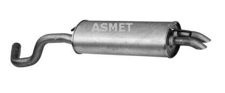 Задній. глушник,випускна сист. ASMET 03.089