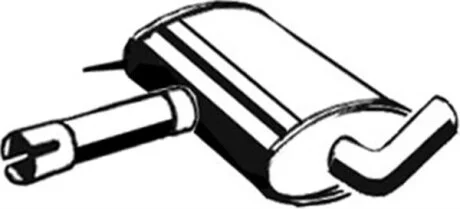 Центр. глушник,випускна сист. ASMET 04.041