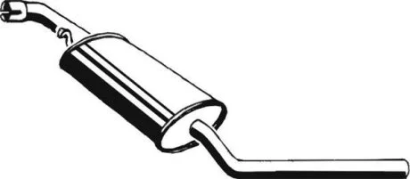 Центр. глушник,випускна сист. ASMET 04.062