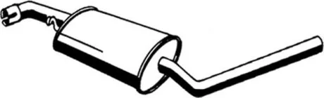 Передній глушник,випускна сист ASMET 04.074