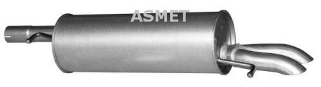 Задній. глушник,випускна сист. ASMET 04.076