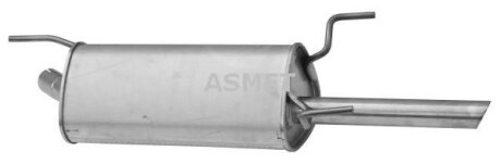 Глушитель выхлопных газов конечный ASMET 05.107