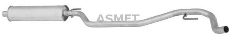 Центр. глушник,випускна сист. ASMET 05.157