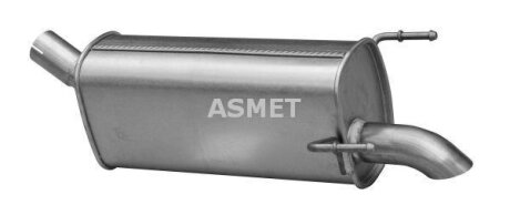 Задній. глушник,випускна сист. ASMET 05.234
